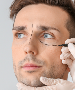 Aestique Plastic Surgery giving facial procedure to Men